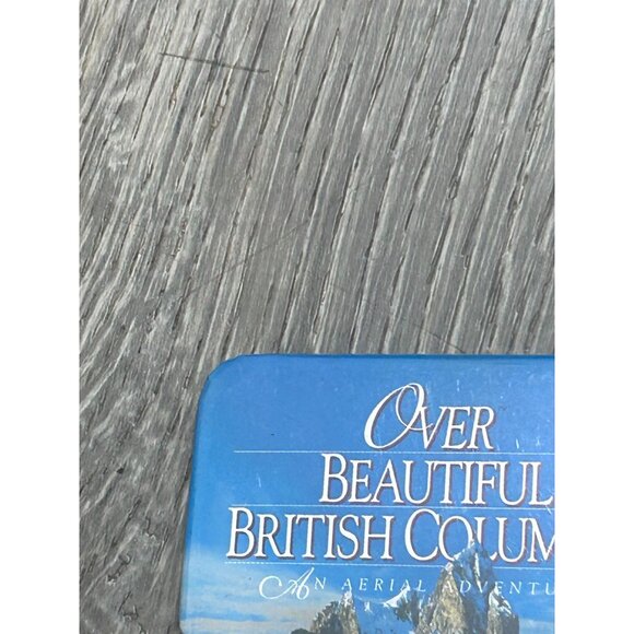 Over Beautiful British Columbia An Ariel Adventure Pinback Button Logo Blue - Picture 5 of 8